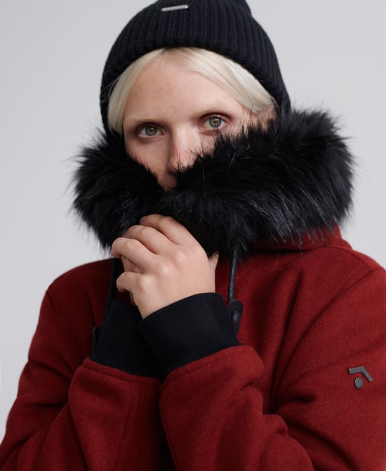 Superdry Wool Parka Jacket