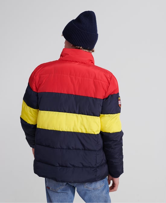 Superdry Colour Stripe Sports Puffer Jacket