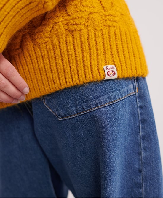 Superdry Sophie Ann Cable Knit