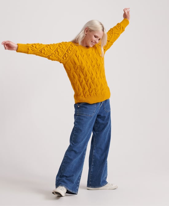 Superdry Sophie Ann Cable Knit