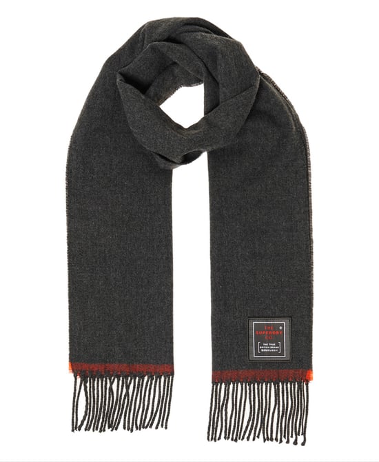 Superdry Solid Capital Tassel Scarf