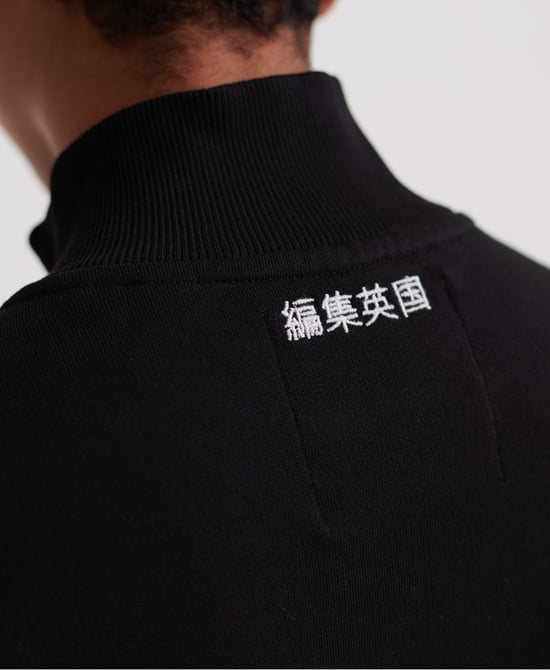 Superdry Edit Quarter Zip Sweat Dress