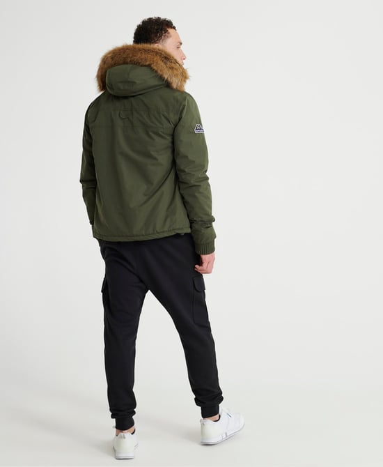 Superdry Microfibre Faux Fur Hooded SD-Windattacker Jacket