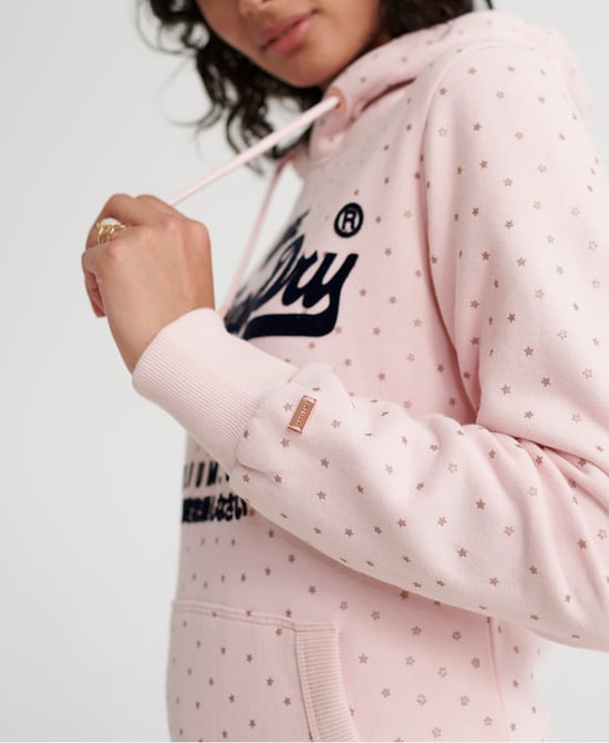 Superdry Premium Goods Shimmer All Over Print Hoodie