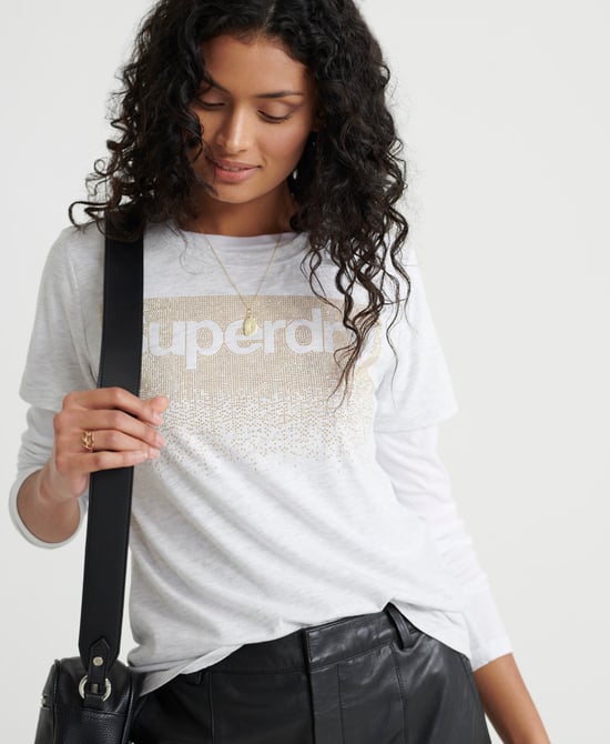 Superdry Swiss Logo Cascade T-Shirt