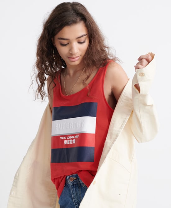 Superdry Stripe Block Classic Vest Top
