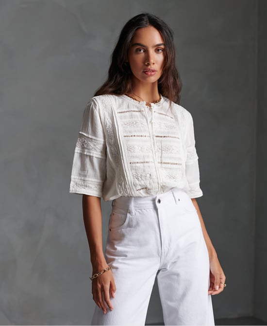 Superdry Ellison Textured Blouse