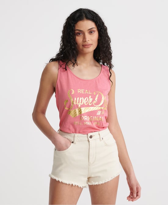 Superdry Real Originals Text Classic Vest