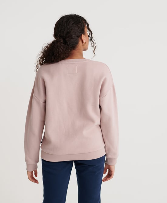 Superdry Embroidered Serif Brushed Sweatshirt
