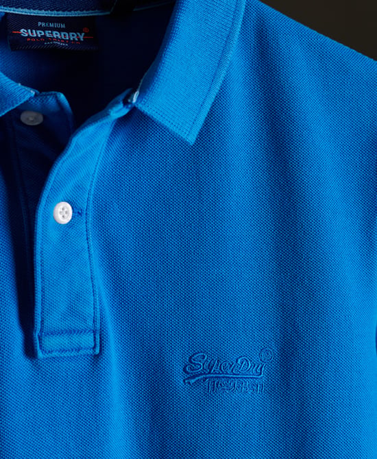 Superdry Organic Cotton Vintage Destroyed Polo Shirt