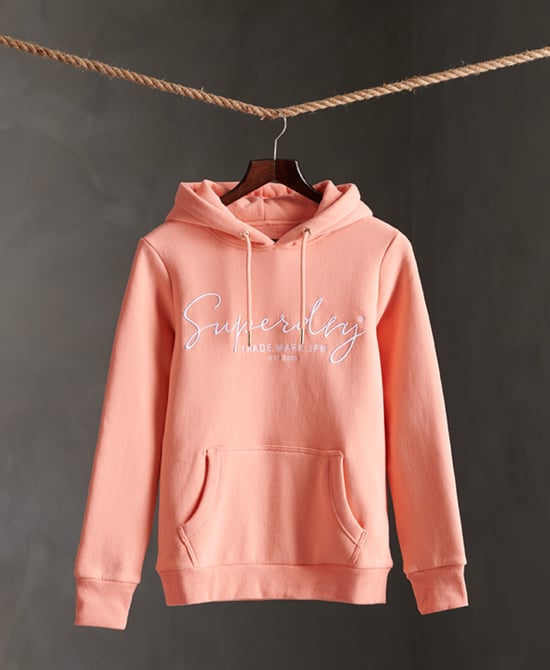 Superdry Alice Script Embroidered Hoodie