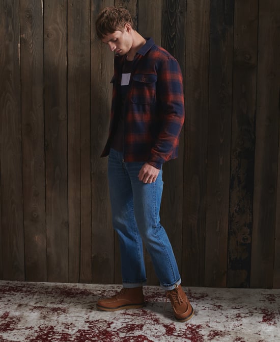 Superdry Hunting Zip Through Wool Overshirt