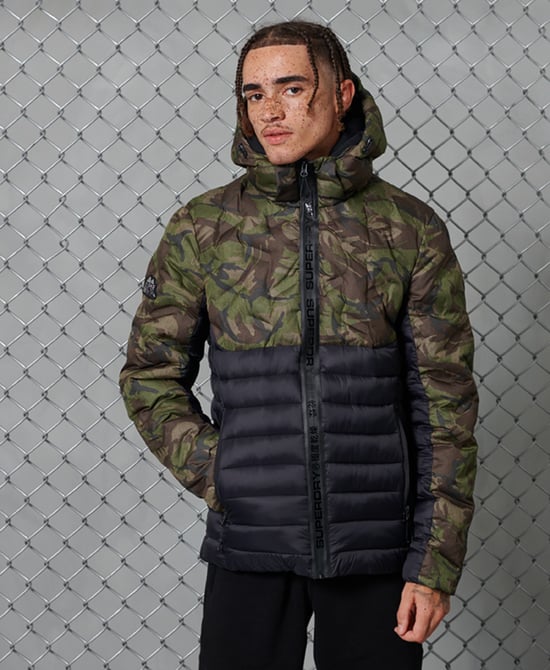 Superdry Radar Quilt Fuji Camo Jacket