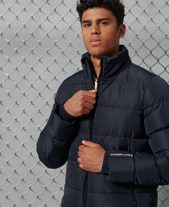 Superdry Herren Track Sport-Doudoune - Image 1
