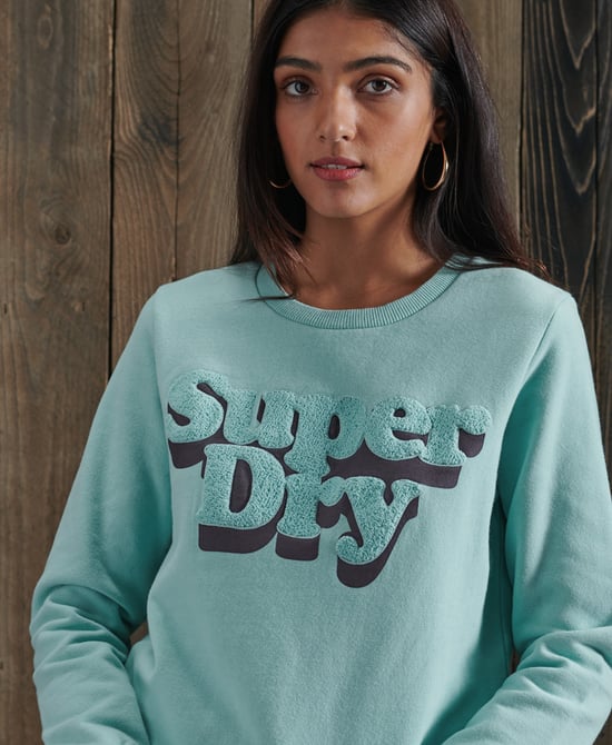 Superdry Limited Edition Chenille Shadow Crew Sweatshirt