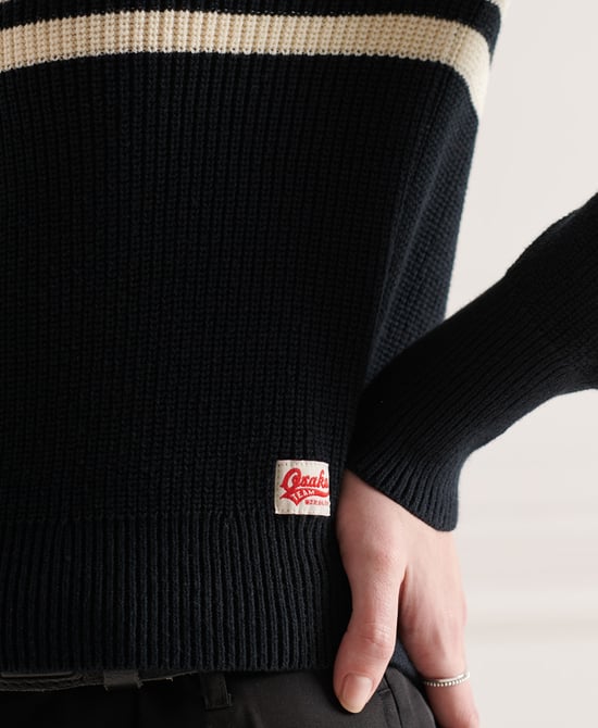Superdry Whitaker Stripe Crew Jumper