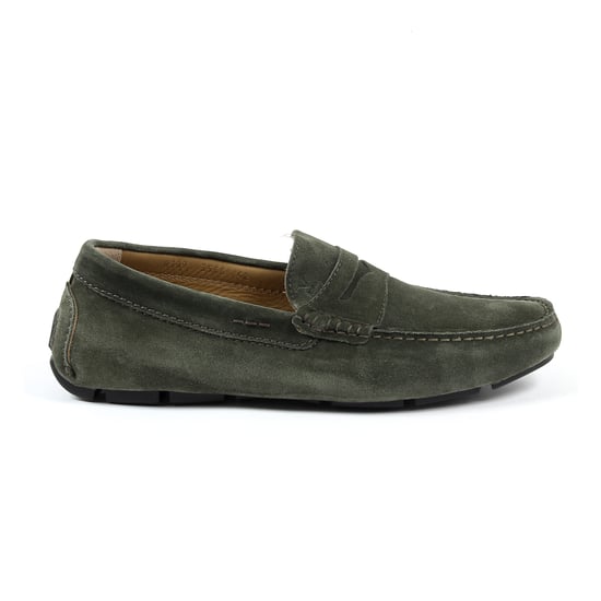 V 1969 Italia Mens Loafer Green STEWART