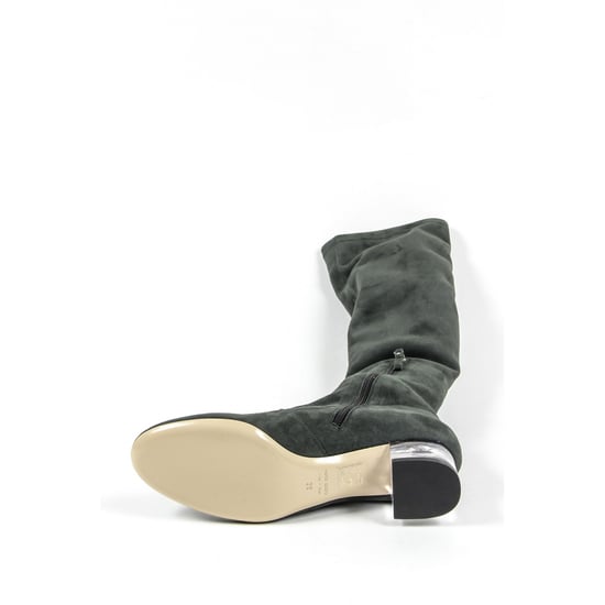 V 1969 Italia Womens High Boot 3123667 CAMOSCIO VERDE FERMO