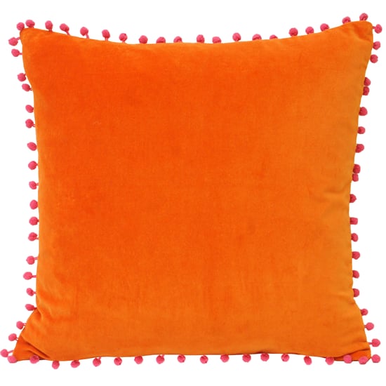Samt Pompom 45X45 Pcu Org/Fuchs - Image 1