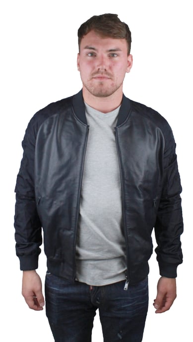 Emporio Armani W1B54P W1P58 0011 Leather Jacket