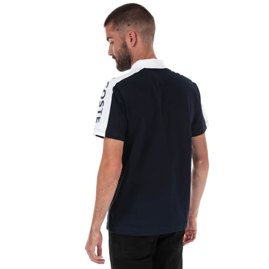 Men's Lacoste Regular Fit Pique Polo in Navy