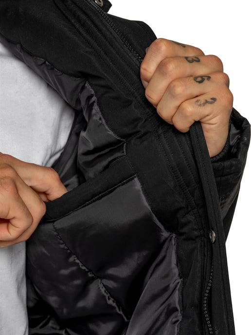 Kruze By Enzo Gepolsterter Parka für Herren - Khaki - Image 3