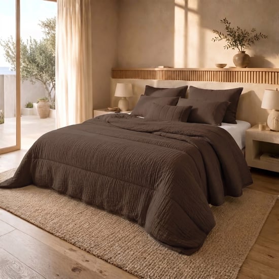 Eazzzy Bettdecke Mousseline Micro – Schokolade - Image 5