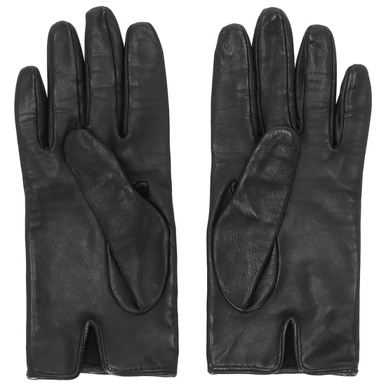Bottega Veneta Intrecciato Handschuhe aus schwarzem Leder - Image 6
