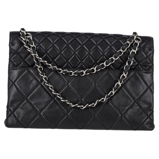 Chanel Maxi Quilted In The Business Umhängetasche aus schwarzem Kalbsleder - Image 3