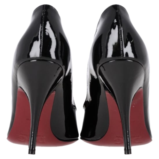 Dolce & Gabbana Peep-Toe-Pumps aus schwarzem Lackleder - Image 6