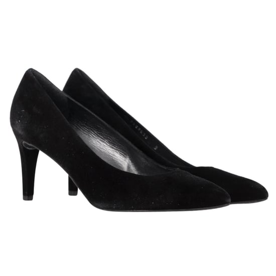 Stuart Weitzman x Russell & Bromley Pumps aus schwarzem Wildleder - Image 4