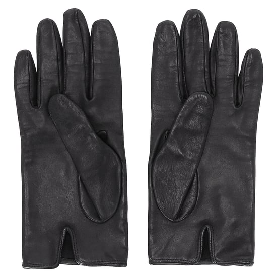 Bottega Veneta Intrecciato Handschuhe aus schwarzem Leder - Image 2
