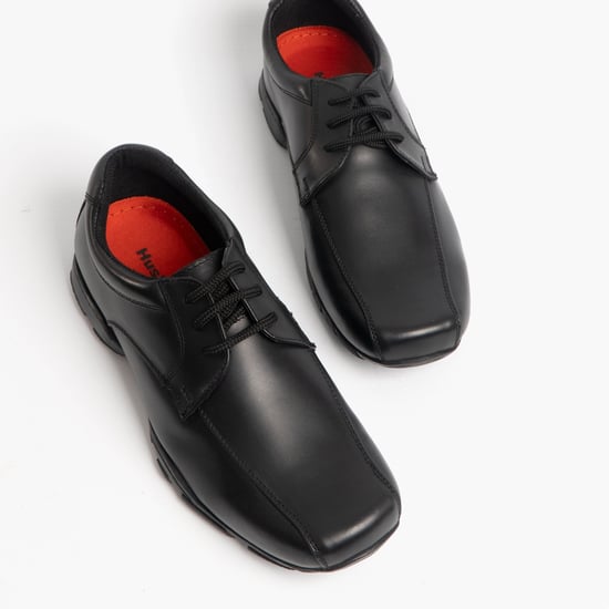 VINCENTE Jungen Leder Derby Schulschuhe Schwarz - Image 2