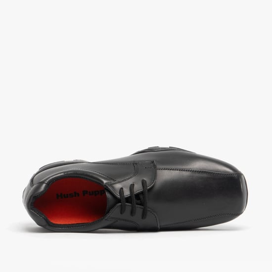 VINCENTE Jungen Leder Derby Schulschuhe Schwarz - Image 4