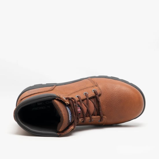 Skechers Herren Workshire Relaxed Fit Schnür-Sicherheitsstiefel mit Knöchelschutz - Image 4