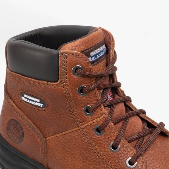 Skechers Herren Workshire Relaxed Fit Schnür-Sicherheitsstiefel mit Knöchelschutz - Image 5