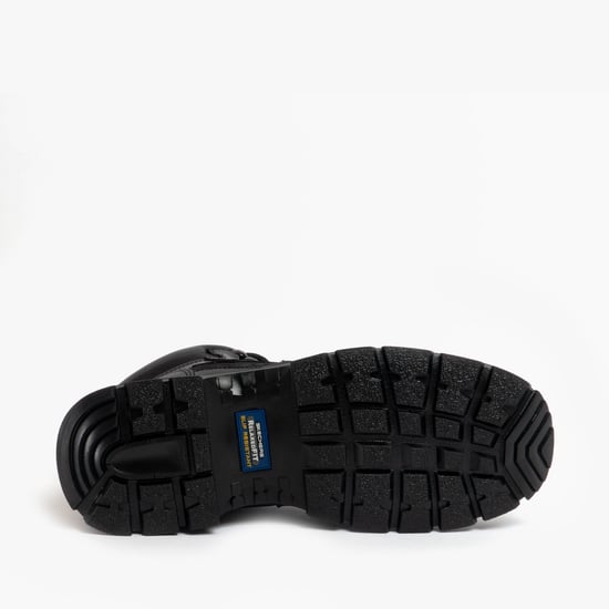 Skechers Work 77526EC/BLK WASCANA - BENEN Herren Leder Taktische Stiefel Schwarz - Image 3