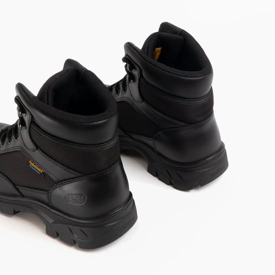 Skechers Work 77526EC/BLK WASCANA - BENEN Herren Leder Taktische Stiefel Schwarz - Image 5