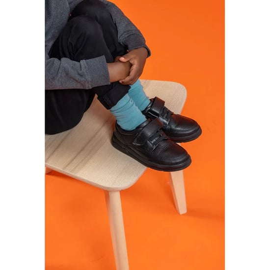 ROWAN Jungen Leder-Schulschuhe Schwarz - Image 2
