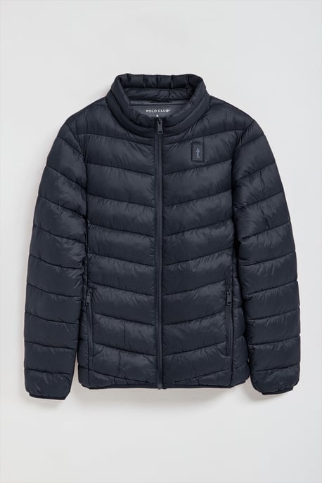 Ultralight-Jacke Chase marineblau mit Rigby Go Aufnäher - Image 4