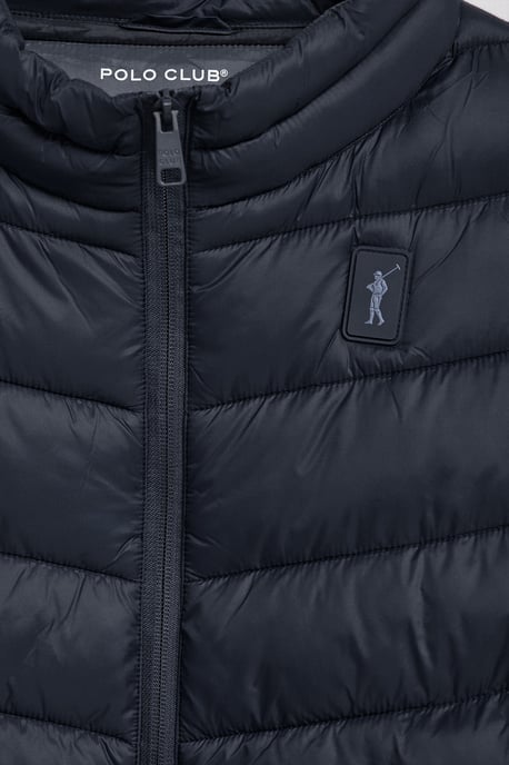 Ultralight-Jacke Chase marineblau mit Rigby Go Aufnäher - Image 5