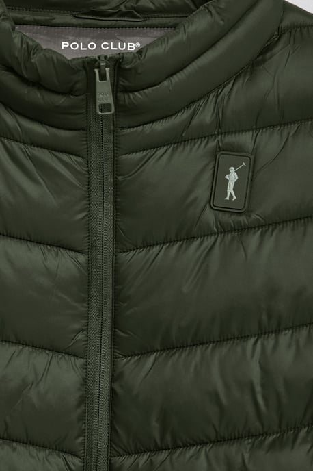 Ultralight-Jacke Chase dunkelgrün mit Rigby Go Aufnäher - Image 5
