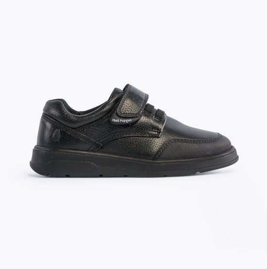 ROWAN Jungen Leder-Schulschuhe Schwarz - Image 1