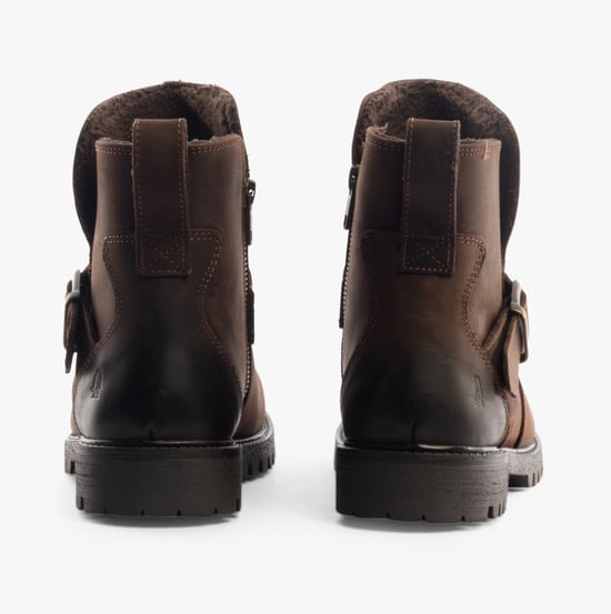 Hush Puppies Wakely Damenstiefel aus braunem Leder - Image 4