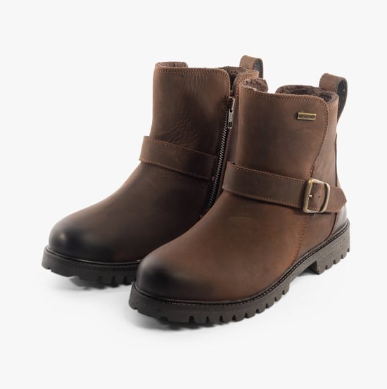 Hush Puppies Wakely Damenstiefel aus braunem Leder - Image 2