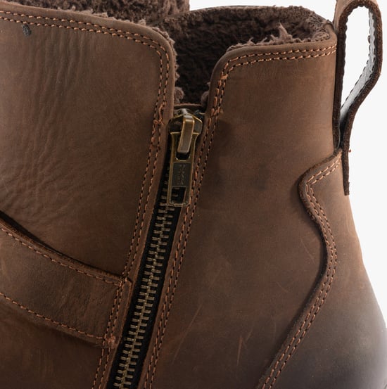 Hush Puppies Wakely Damenstiefel aus braunem Leder - Image 6