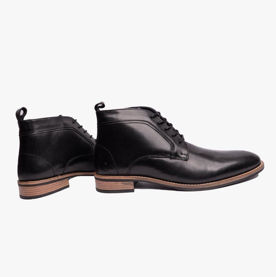 Hush Puppies DECLAN LACE Herren Ankle Boots Schwarz - Image 3