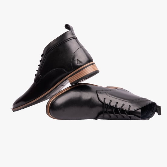 Hush Puppies DECLAN LACE Herren Ankle Boots Schwarz - Image 4