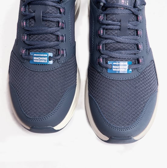 Skechers Vapor Foam Textile Damen Schiefer/Rosa Turnschuhe - Image 5