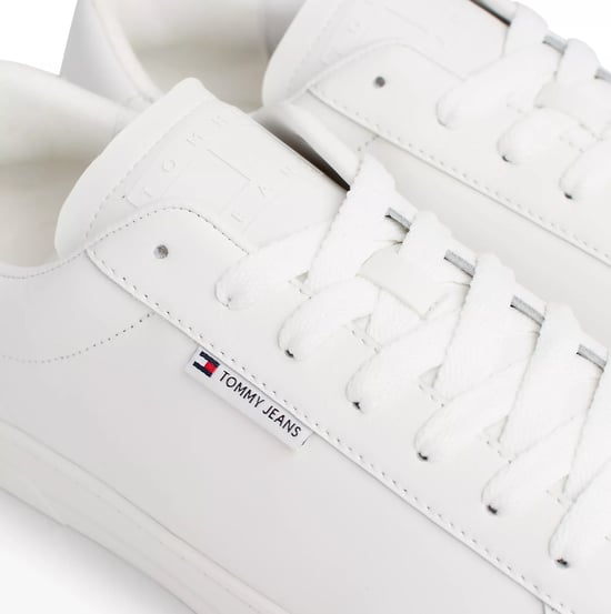 TJM LEATHER LOW CUPS Herren Sneaker Ecru - Image 4